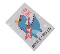 Healvian Cartoon Dinosaur Passport Sleeve Portable Passport Holder Id Card Storage Pouch for Travel Unisex Design for Adults and Boys and Girls Durable Faux Travel Organizer