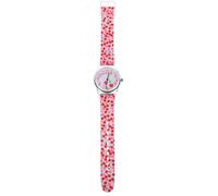Healvian Cartoon Watch Silicone Cherry Pattern Childrens Quartz Watch Student Wristband Comfortable for Learning Reading