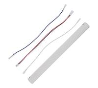 Healvian Ceiling Fan Downrod Extension Kit 30cm White down Rod with Extension Wire for Industrial and Workshop Fan Mounts