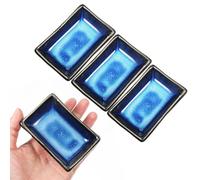 Healvian Ceramic Dipping Bowls Set of 4, 4 Oz Small Sauce Cups with Polished Glaze, Japanese Style Side Dishes Plates for Sushi and Asian Cooking at Home or Party