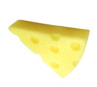 Healvian Cheese Shaped Facial Cleansing Sponge Lightweight Gentle Exfoliating Face Washing Puff for Sensitive Skin Portable Natural Moisturizing Skincare Tool for Women at Home and Travel