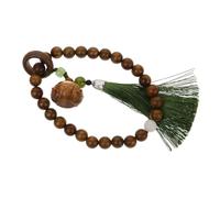 Healvian Chic Bead Bracelet for Women Lightweight Portable Floral Prayer Beads Durable DIY Carved Design Aesthetic Accessory for Various Occasions for Friends Family