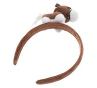 Healvian Chinese Zodiac Horse Headband Plush Animal Hair Hoop for Year Celebration Party Dress Up Costume Adult Festive Animal Headwear