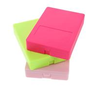 Healvian Concealer Makeup Brush Travel Size Make up Brushes Portable with Mirror for Quick Touch-Ups and Travel Use, 3 Sets Smooth Coverage Vibrant Colors Nylon Bristles