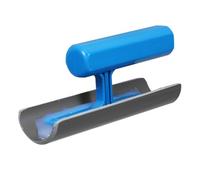 Healvian Concrete Trowel Concrete Edge Finishing Tool Plastic Handle Curved Design for Pavement and Renovation Work