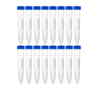 Healvian Conical Tubes 30Pcs 10Ml Screw Caps for Laboratory Biochemistry Sample Storage and Molecular Biology Experiments with Graduated Markings
