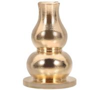 Healvian Copper Gourd Incense Stick Burner with Delicate Plate for Incense Burning and Desktop Decoration for Tearoom and Home Fragrance