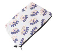 Healvian Cosmetic Bag Evil Eye Print Travel Organizer Bags Zipper Pouches for Women Makeup and Travel Needs