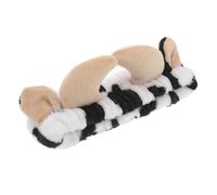 Healvian Cow Pattern Headband Cute Animal Ear Design for Makeup and Skincare Routines as Makeup Headband for Women Also Great for Face Washing Made of Soft Material Comfortable to Wear