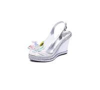 Healvian Crystal Flower Shoe Clips for Women Bridal Wedding Shoes Decor Elegant Ab Color for Flats Heels Sandals Versatile Accessories for Party and Special Events
