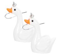 Healvian Cute Goose Animal Earrings for Women Lightweight Durable Dangle Jewelry Teens and Young Adults Simple Stylish Design Suitable for Daily Wear and Special Occasions