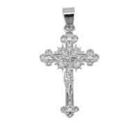 Healvian Dainty Cross Charm Pendant for Jewelry Making Elegant Catholic Religious Accessory for DIY Necklace Bracelet Earrings for Daily Festive Use Mini Crucifix Charm