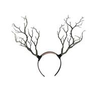 Healvian Darkly Style Witch Horn Headband Creative Hair Accessory for Halloween Parties Fashionable Photography Prop Comfortable Fit for Women