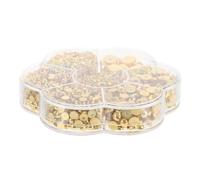 Healvian Decorative Nail Pearls Semi-Circle Half Pearls, for Nail Art DIY, 1 Box 3100 Pieces