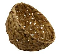 Healvian Decorative Pendant Lamp Shade Faux Rattan Rustic Style for Restaurant and Living Room E27 Fitting