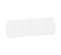 Healvian Desktop Organizer Makeup Display Case Cosmetic Organizer for Lipstick Nail Polish and Lip Gloss Plastic Small Storage Box for Neat and Orderly Desktop Or Bedroom Use