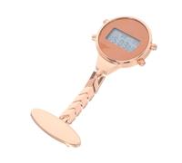 Healvian Digital Nurse Fob Watch Alloy Pocket Watch with Safety Pin