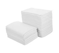 Healvian Disposable Nail Art Table Cloths 125 Pieces White Nail Cushion Pad Manicure Pedicure Clean Practice Mats Salon Use Paper Tablecloths
