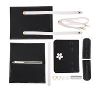 Healvian DIY Crossbody Bag Making Kit Handmade Shoulder Bag Craft Supplies Sakura Black Material