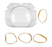 Healvian DIY Moon Flat Candle Mold with Elastic Band for Secure Hold Plastic Material for Aromatherapy and Crafting for Home Candle Making and Creative Wax Art