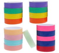 Healvian DIY Sticky Ball Tape 18 Rolls 12Mm Mixed Colours Adhesive Tape for Adults and Decorative Craft and Stress Relief