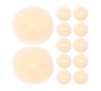 Healvian Donut Hair Bun Maker Pack 12pcs Hair Bun Shaper for Girl Safe Material Easy to Use