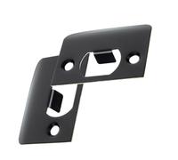 Healvian Door Strike Plate for Enhanced Door Stainless Steel 2pcs D-Shaped Bracket and Preventing Loosening Or Tampering, Easy Installation for Home and Office Security Locks