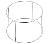 Healvian Double-Layer Seafood Plate Holder Stainless Steel Rack with Multi-Function Stable Bottom Simple Structure Design for Seafood Restaurant Dinner Occasion
