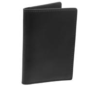Healvian Double-Sided Business Card Holder for Men Portable Leather Cards Wallet with Multiple Pockets and Practical File Storage for Office and Travel Use