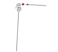 Healvian Dragon Hair Stick Metal Hairpin with Tassels Vintage Chinese Style Hair Accessory for Women Fade Resistant Chignon Pin Elegant Ancient Hanfu
