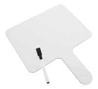 Healvian Dry Erase Answer Paddle Double-Sided Whiteboard Set with Marker 2Pcs Small Handheld Writing Boards for Classroom Teaching and Student Learning