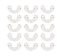 Healvian Drywall Picture Hangers 50Pcs Seamless Nail Hooks Double-Base Picture Hanging Hooks for Frameless Art