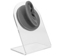Healvian Earring Display Stand Silicone Body Part Models for Practice Ears Piercing and Jewelry Storage Left Ear Stand for Home Store