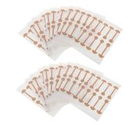 Healvian Elastic Nasal Stickers and Breathable Nose Tape 50pcs Small Dumbbell Shape Self-adhesive Nose Contour Patches for Shaping and Reshaping Suitable for Daily Facial Care