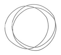 Healvian Elastic Trash Can Bands 3Pcs Reusable Thick Bungee Cord Non-Slip Fixing Straps for Home Kitchen Waste Bin Management