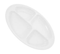 Healvian Elderly Food Plate with Dividers Non Slip Design Spill Resistant Adult Eating Plate Robust Multi Section Dining Aid for Safer Meals Easy Clean for Seniors