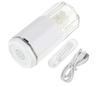 Healvian Electric Rotating Contact Lens Cleaner Machine, Abs Portable Lenses Washer with Full Automatic Cleaning Function, White, Suitable for Travel and Daily Vision Care