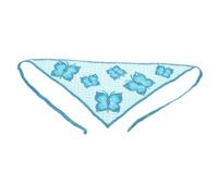 Healvian Elegant Crochet Bandana Headband for Women Lightweight Butterfly Knit Triangle Hair Scarf Decorative Boho Braided Hair Accessory for Spring Summer Outings Stylish and Comfortable