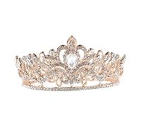Healvian Elegant Vintage Bridal Crown for Women, Alloy Wedding Hair Decor with Fine Workmanship and Delicate Design, for Celebration Or Cosplay Accessories
