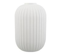 Healvian Elegant White Glass Lampshade Replacement with Sophisticated Striped Cylinder Globe Design, Easy Installation and Versatile Compatibility for Dining Room and Homes