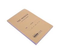 Healvian English Receipt Two-Part Copy Book for Business Invoices Pages Book Retail Order Forms for Record Keeping