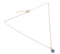 Healvian Evil Eye Amulet Necklace with Extension Chain Turkish Blue Eye Protection Pendant for Women Versatile Amulet Neck Chain for Stylish Decoration and Mood