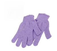 Healvian Exfoliating Shower Gloves Pair Acrylic Fibers Body Scrub Mitt for Dead Skin Removal Stimulation Adults Random Color Random Color
