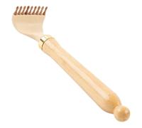 Healvian Extendable Wooden Back Scratcher with Massage Claw for Body Relaxation Portable Lightweight Itch Relief Tool for Elderly and Travel Easy to Use Telescopic Back Itching Device