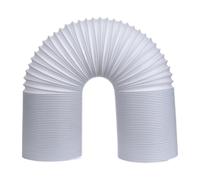 Healvian Extra Long Portable Air Conditioner Exhaust Hose Made of Sturdy Ppr Material with White Colour, Telescopic Design for Home and Hotel Use, Practical Air Con Exhaust Hose