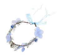 Healvian Fairy Headband for Women Floral Hair Accessories for Weddings Parties and Festivals Beautiful Bohemian Headpiece for Brides and Flower Eye Catching Forehead Band with Delicate