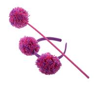 Healvian Fairy Wand Headband Set for Dual Use Head Bopper Hair Accessories Creative Pom Pom Design for Party Holiday Cosplay Stage Performances Costume