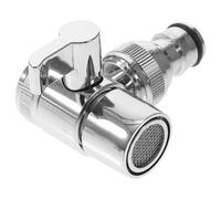 Healvian Faucet Diverter Adapter 1/2 Inch Copper Connector for Washing Machine and Dishwashers with Smooth Switching Handle and Rubber Seal, Practical Sink to Hose Accessory for Kitchen
