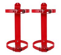 Healvian Fire Extinguisher Mounting Brackets for Secure Support and Space Saving 2pcs Heavy Duty Iron Fire Extinguisher Hooks for Home Car Rv Truck and Outdoor Use
