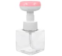 Healvian Foaming Soap Dispenser Flower Foaming Hand Soap Dispenser Pump Bottle Refillable Foam for Bathroom Kitchen Shower Gel Body Wash Facial Cleanser and Shampoo 6.18In